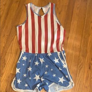 AMERICAN FLAG romper!!!